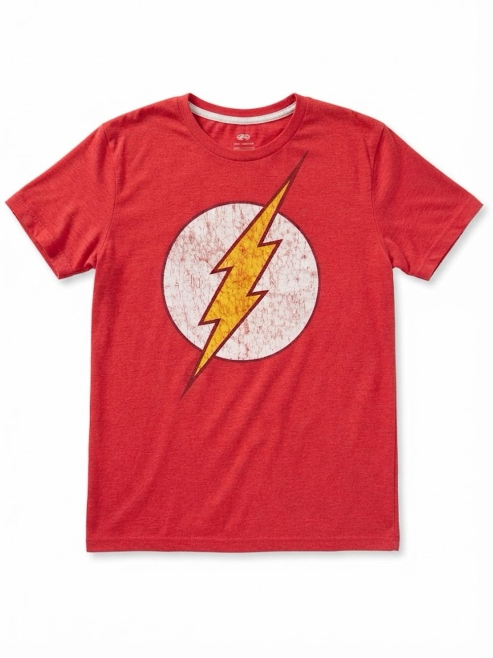 Make Your Own The FLASH ⚡️ Costume Kids XL Collectabilitees Old Navy Red Tee EUC